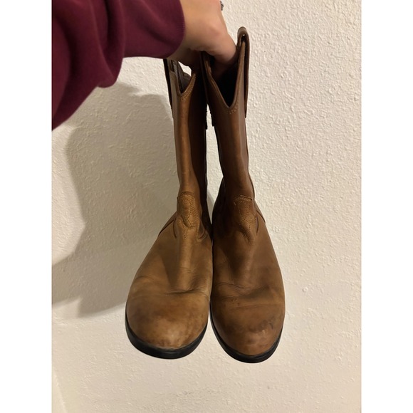 Ariat Womens Brown Leather Western Cowboy Boots ATS Equipped‎ Sz 6 - Picture 5 of 11